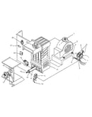 Heating section and blower