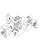 Heating section and blower
