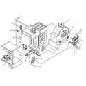 ICP NRGH24DDB01 heating section and blower diagram