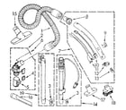 Kenmore 1162843082 hose and attachment diagram