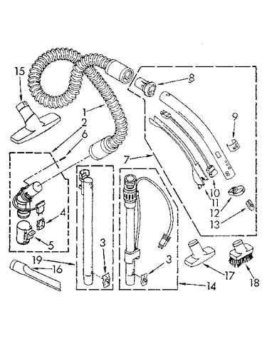 Hose and attachment