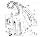 Kenmore 1162941581 hose and attachment diagram