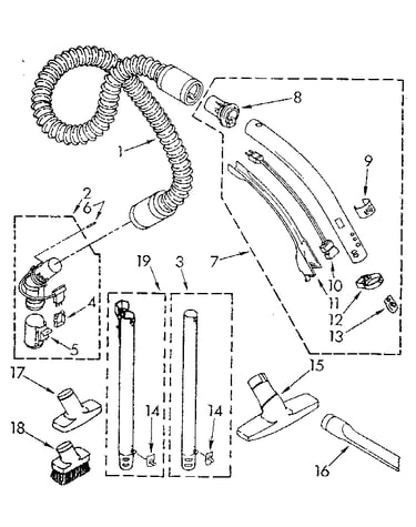 Hose and attachment