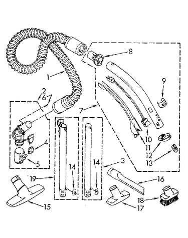 Hose and attachment