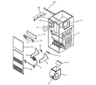 ICP NDLE050AD01 non-functional replacement parts diagram