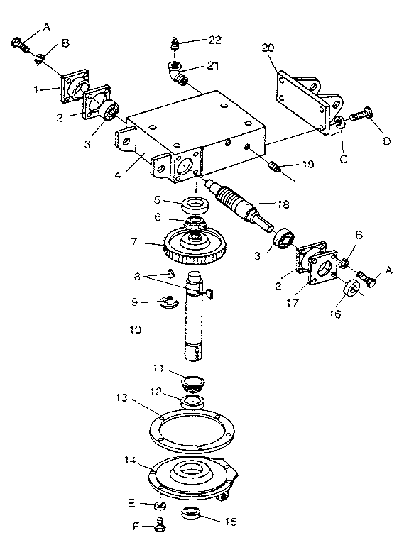Gear case assembly