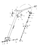 Handle and controls assembly