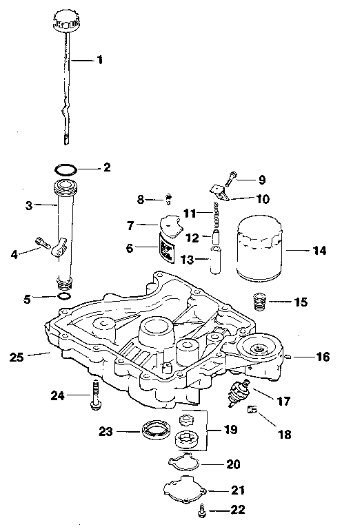 Oil pan/lubrication - group 3