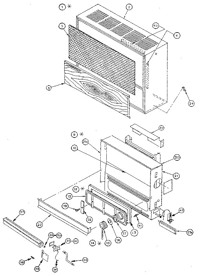 Cabinet and control