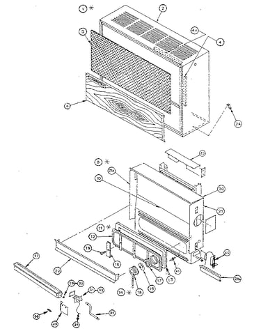 Cabinet and control