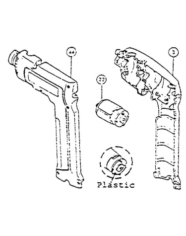 Change on motor and housing, type 1