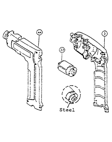 Change on motor and housing, type 2