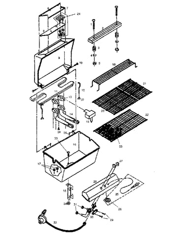 Grill and burner