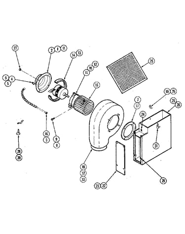Blower plenum