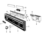 Kenmore 5871400990 console panel details diagram