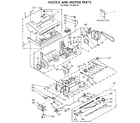 Kenmore 1163966181 nozzle and motor diagram