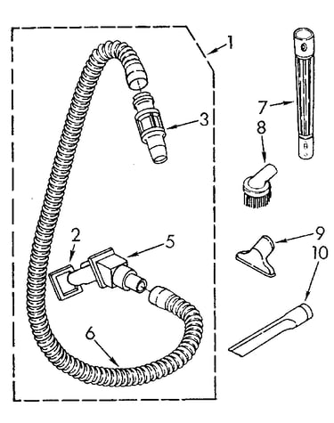 Hose and attachment