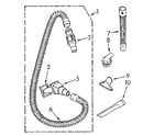 Kenmore 1163937281 hose and attachment diagram