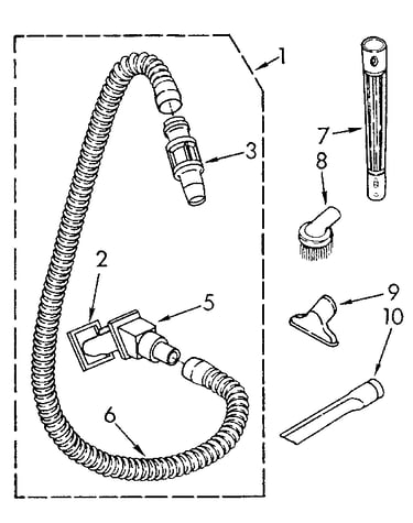 Hose and attachment