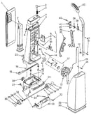 Handle and bag housing