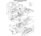 Kenmore 1163916481 nozzle and motor diagram