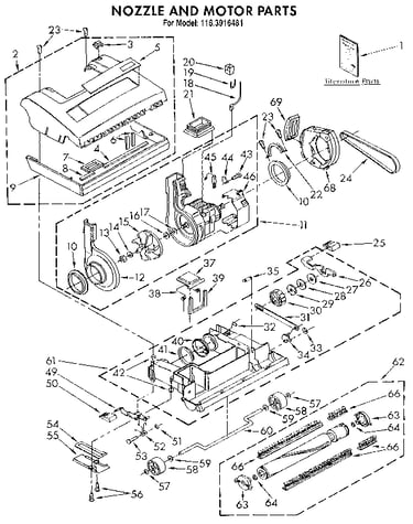Nozzle and motor
