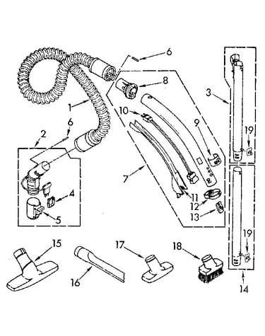 Hose and attachment