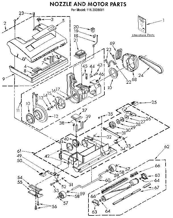 Nozzle and motor
