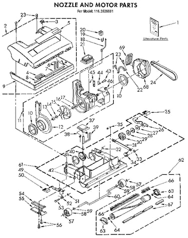 Nozzle and motor