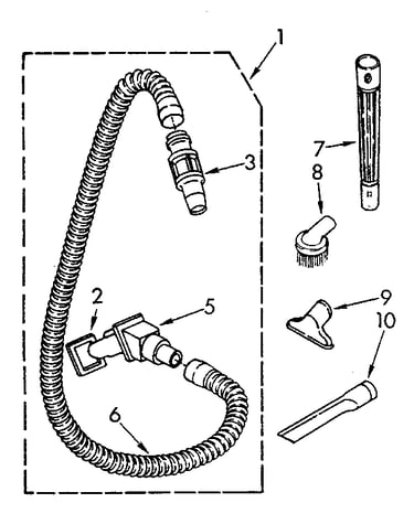 Hose and attachment