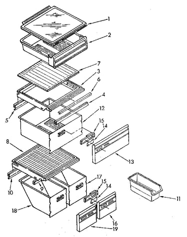 Refrigerator shelf