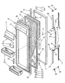 Refrigerator door