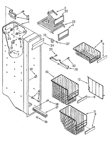 Freezer liner