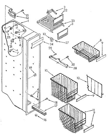 Freezer liner