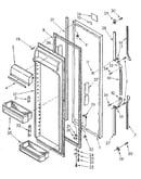 Refrigerator door