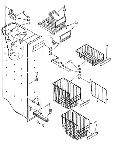 Freezer liner
