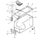 Kenmore 2539156280 cabinet diagram