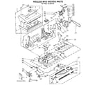 Kenmore 1163957581 nozzle and motor diagram
