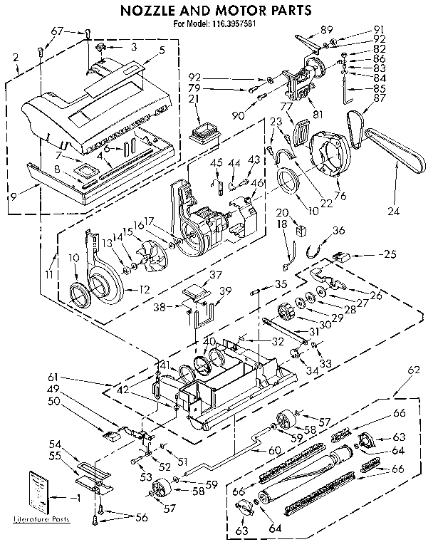Nozzle and motor