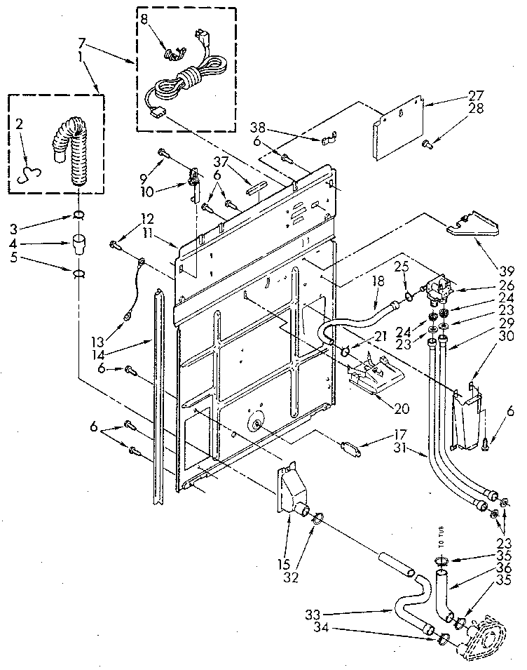 Rear panel
