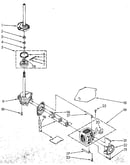 Brake, clutch, gearcase, motor and pump