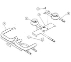 Kenmore 62920245 burner/manifold assembly diagram
