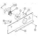 Kenmore 62920245 blower motors/cooling fan diagram