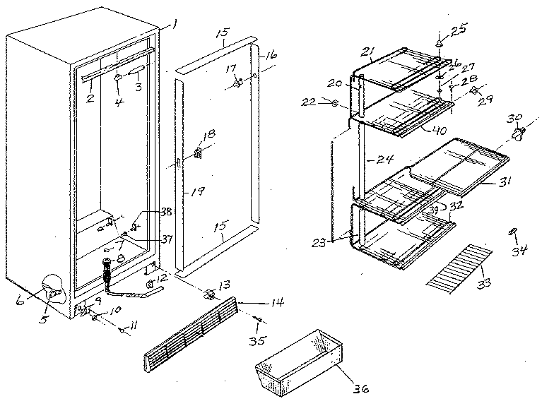 Freezer cabinet