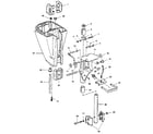 Craftsman 225581993 motor leg and swivel bracket diagram