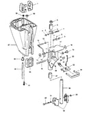 Motor leg and swivel bracket