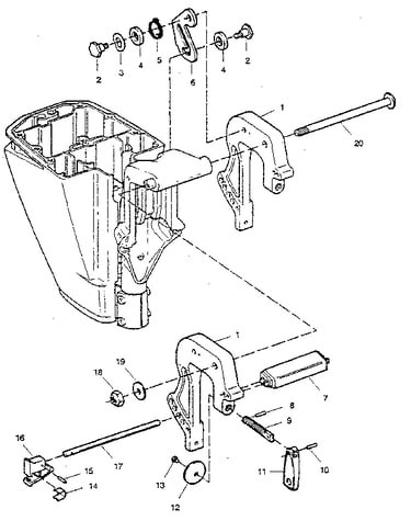 Stern brackets
