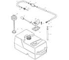 Craftsman 225581993 fuel tank and line diagram