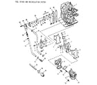Craftsman 225581503 fuel intake and recirculation system diagram