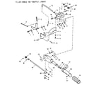 Craftsman 225581503 tiller handel and throttle linkage diagram
